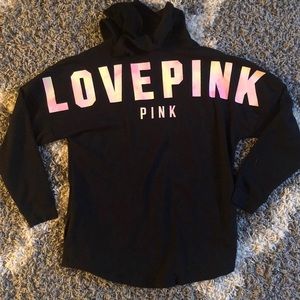 Vs pink sweatshirt with pockets